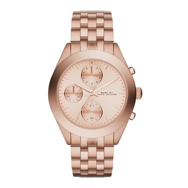 Różowo-złoty zegarek damski Marc Jacobs MBM3394