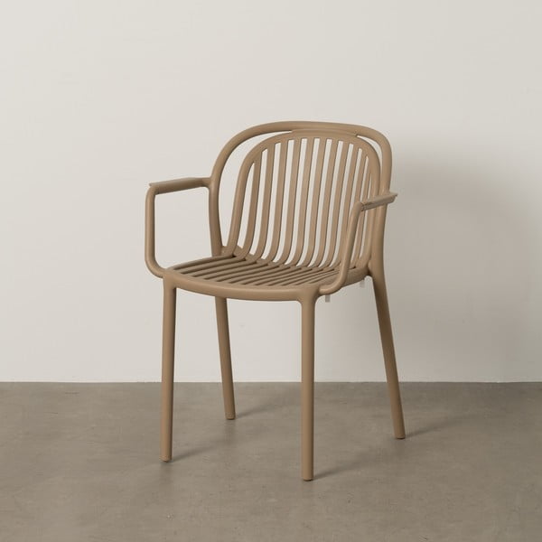 Beżowe plastikowe krzesło Alia – Ixia-image-1