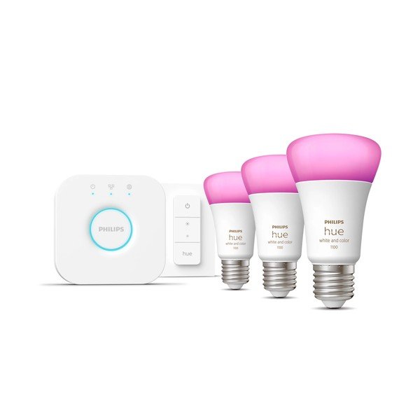 Inteligentny zestaw startowy 5 szt. z gwintem E27, 11 W White and color ambiance – Philips Hue-image-1