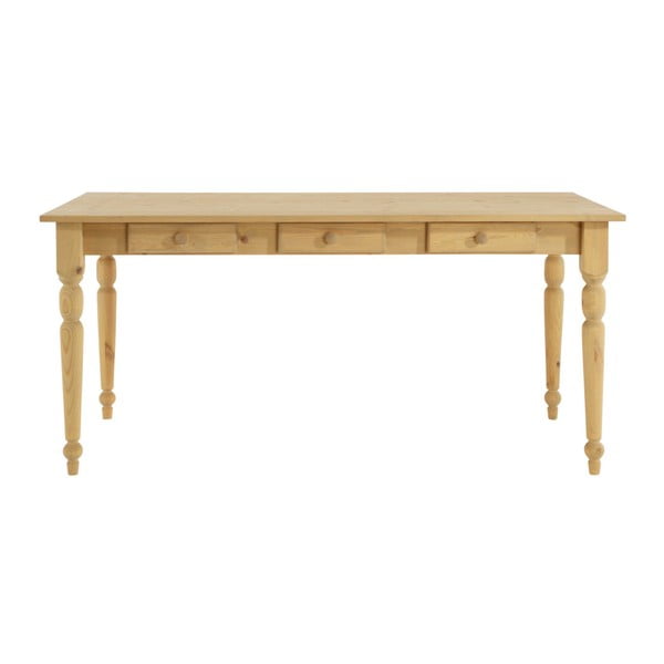 Stół z litego drewna 13Casa Charlotte, 160x80 cm