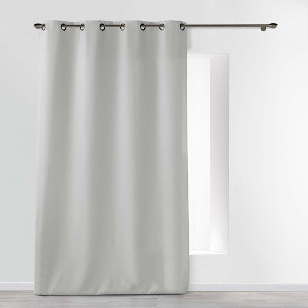 Jasnoszara zasłona 140x260 cm Essentiel – douceur d'intérieur