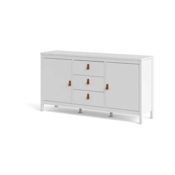 Biała niska komoda 151x80 cm Madrid – Tvilum-image-3