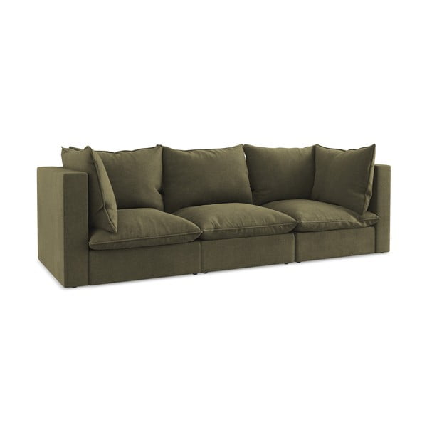 Sofa w kolorze khaki 255 cm Manao – Makamii-image-1