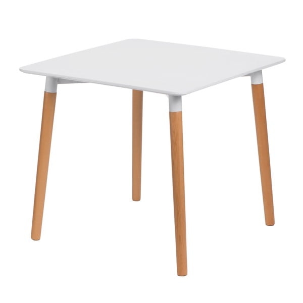 Stół D2 Copine, 80x80 cm, biały