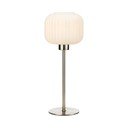 Lampa stołowa w kolorze złotej stali Markslöjd Sober
