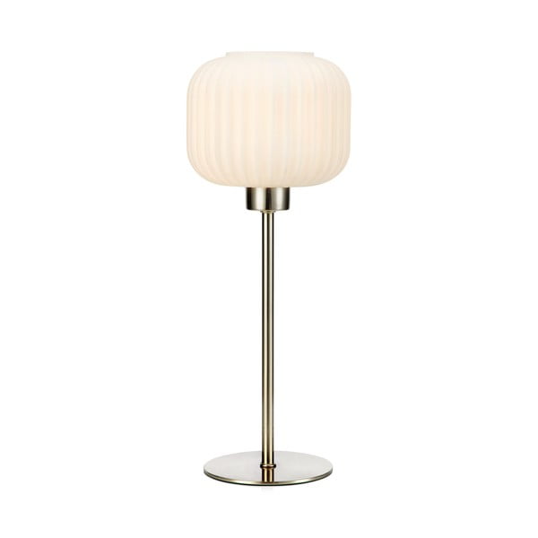 Lampa stołowa w kolorze złotej stali Markslöjd Sober