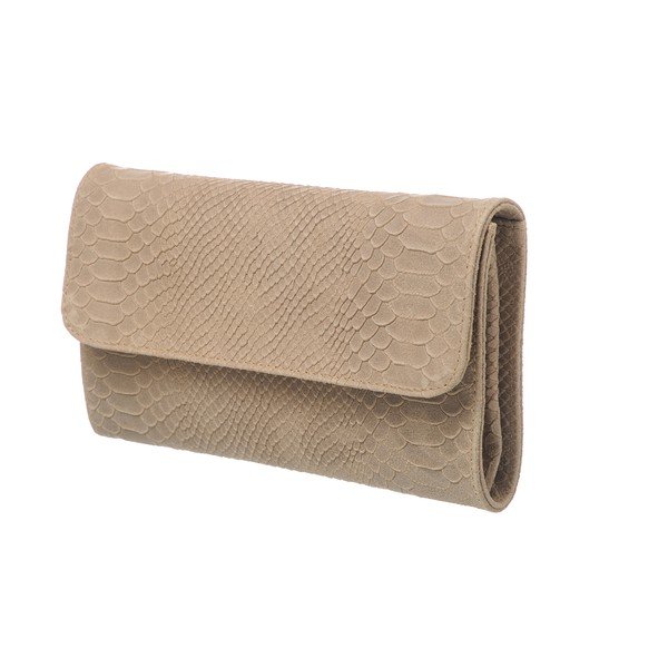 Skórzana kopertówka New Beige-image-2