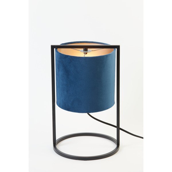 Czarno-ciemnoniebieska lampa stołowa (wysokość 35 cm) Santos – Light & Living-image-2