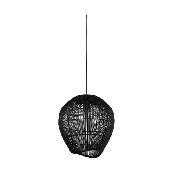 Czarna lampa sufitowa ø 28 cm Yumi – Light & Living