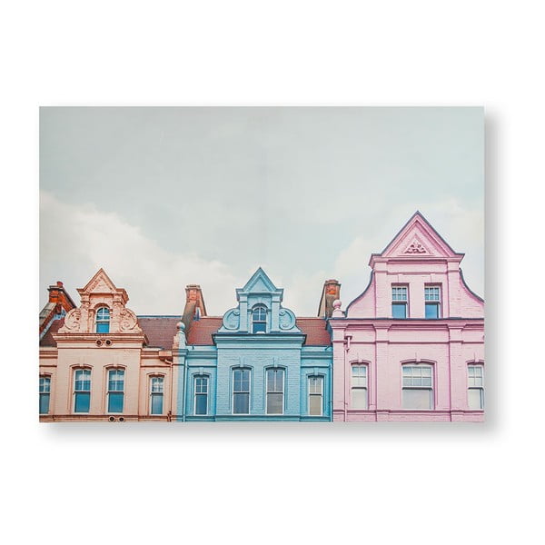 Obraz Graham & Brown Pretty Pastel Skyline, 70x50 cm