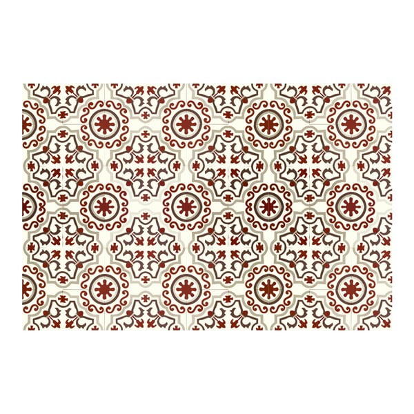 Winylowy dywan Mosaico Trebol Rojo, 120x170 cm