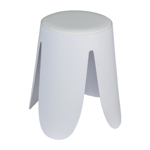 Biały plastikowy stołek Comiso – Wenko