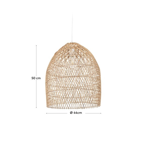 Rattanowy abażur ø 44 cm Domitila – Kave Home-image-4