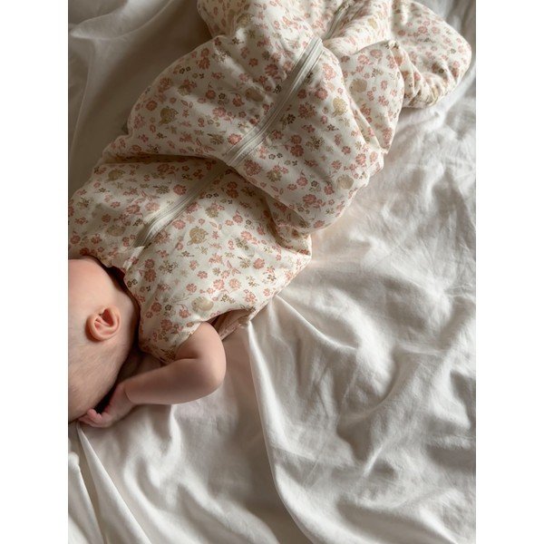 Beżowy śpiworek dziecięcy z bawełny organicznej 45x87 cm Augusta – Cam Cam Copenhagen-image-3