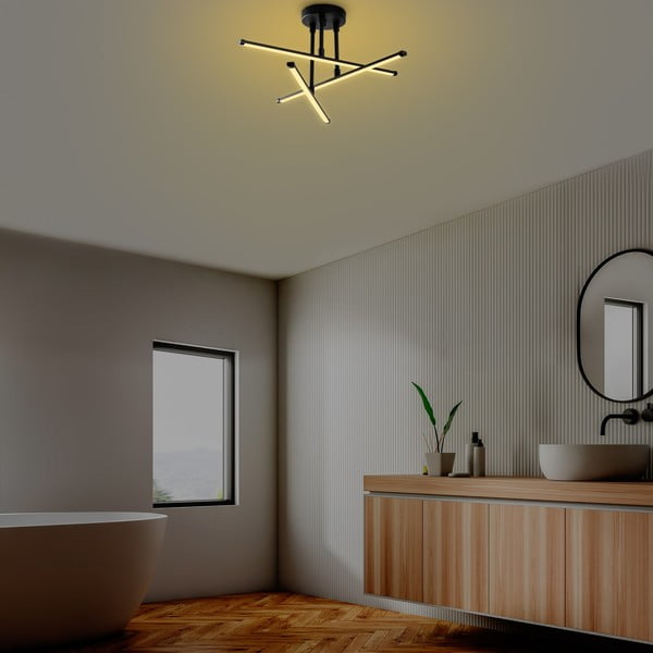 Czarna lampa sufitowa LED 26x51 cm Umut – Opviq lights-image-3