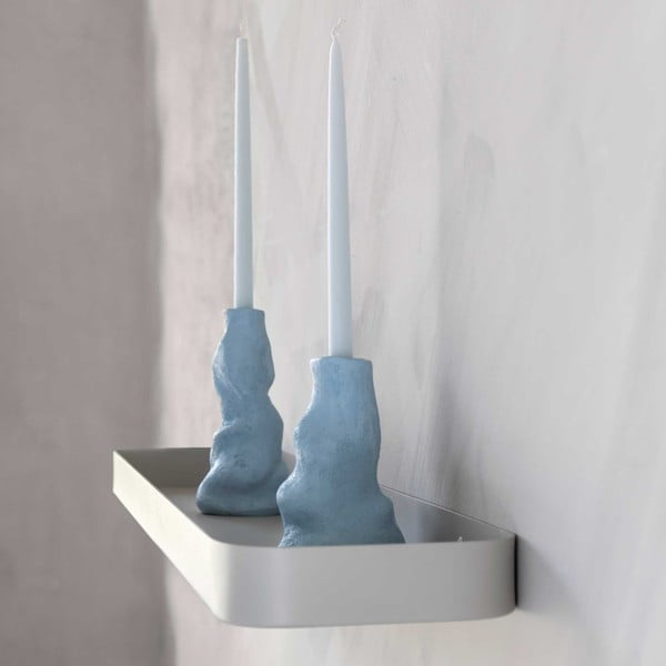 Jasnoszara ścienna stalowa półka łazienkowa Carry – Mette Ditmer Denmark-image-3