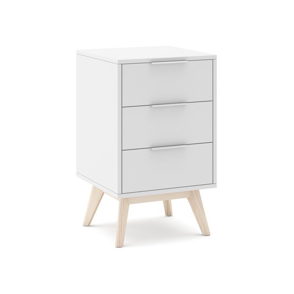 Biała szafka nocna Campus – Marckeric-image-2