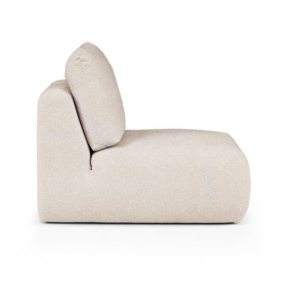 Kremowy fotel z materiału bouclé Mirel – Rodier-image-3