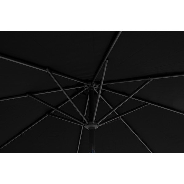 Czarny parasol ogrodowy ø 270 cm Sunline – Hartman-image-2