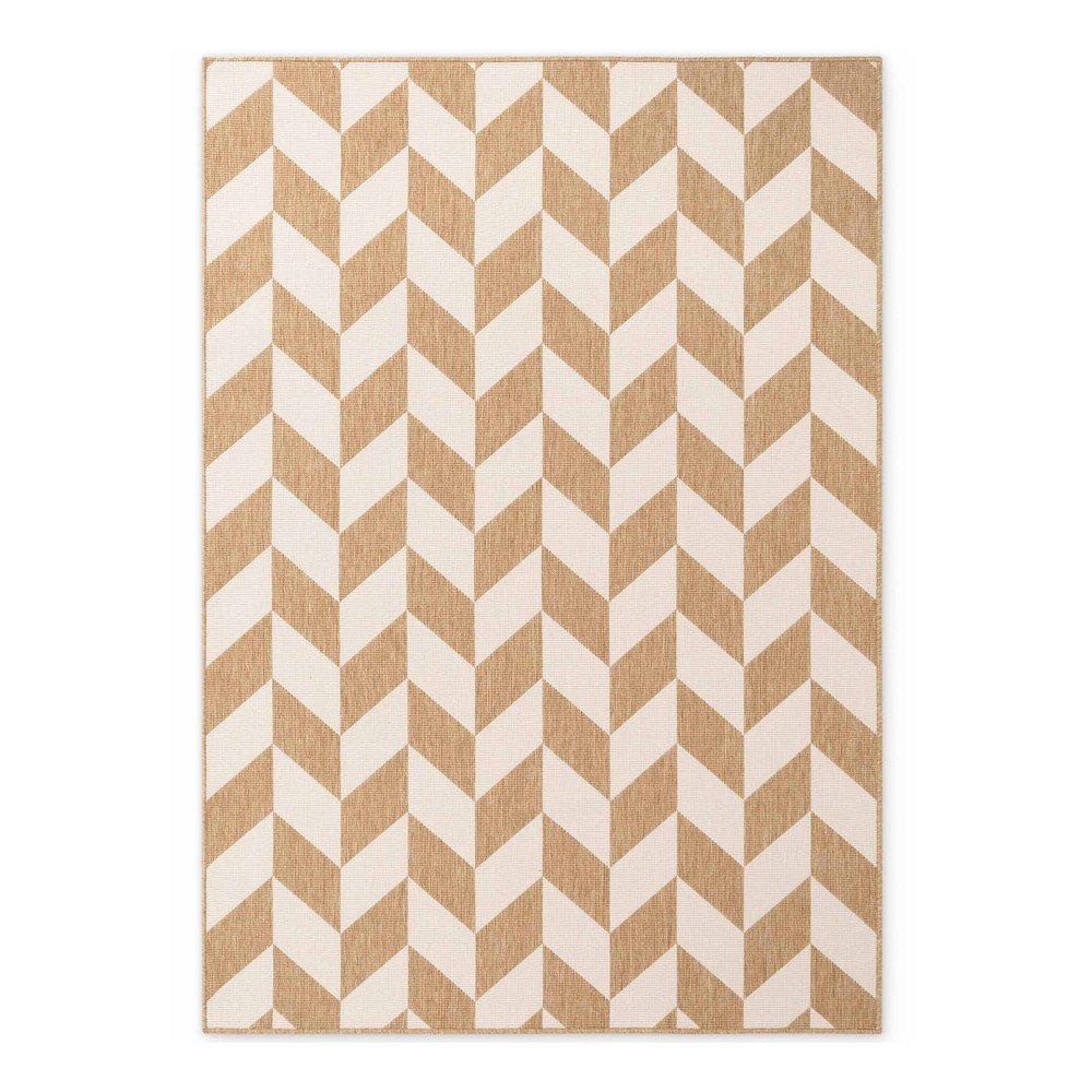 Kremowo-naturalny dywan odpowiedni na zewnątrz 160x230 cm Haringey Terrick – Ted Baker