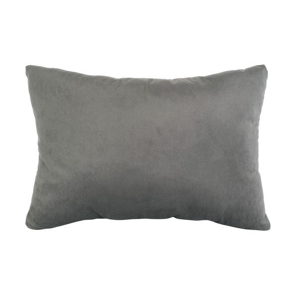 Szara aksamitna poduszka PT LIVING Velvet, 60x30 cm-image-2