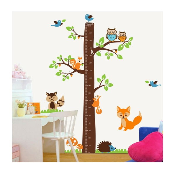 Naklejka dekoracyjna Tree & Little Owls, 185x182 cm