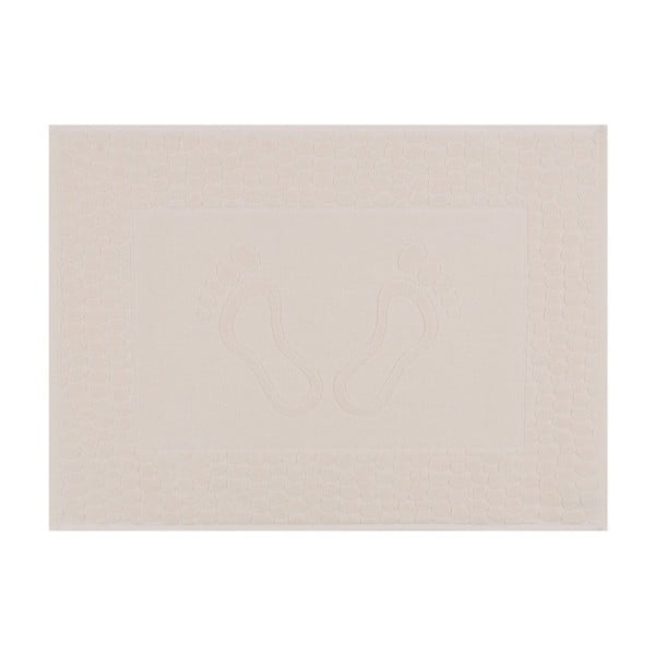 Kremowy dywanik łazienkowy Pastela, 70x50 cm