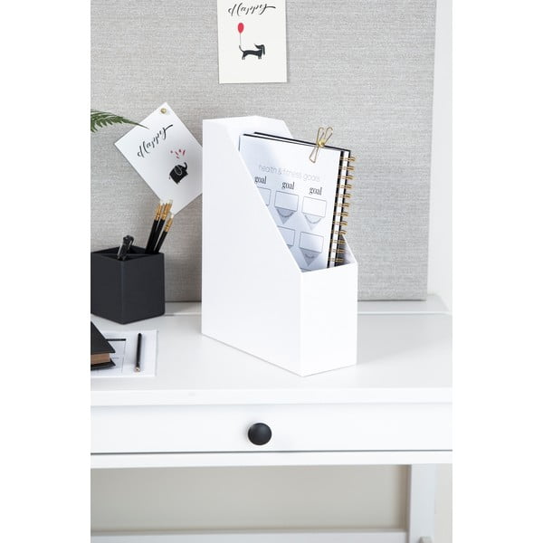 Biały organizer na dokumenty Bigso Box of Sweden Viktoria-image-1
