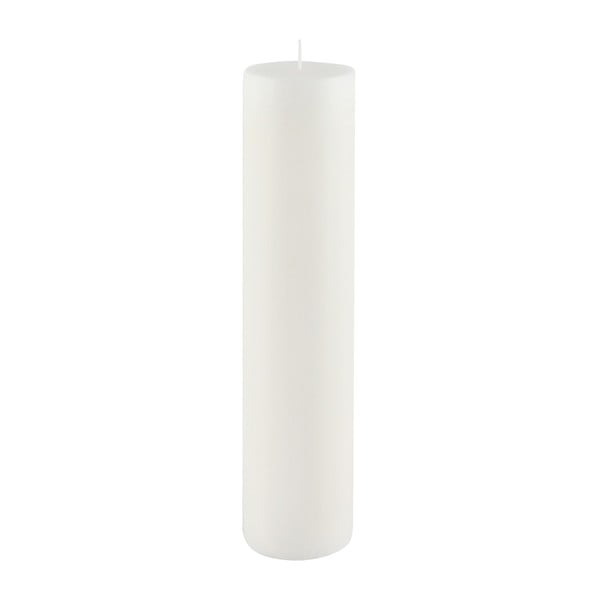 Biała świeczka Ego Dekor Cylinder Pure, 92 h
