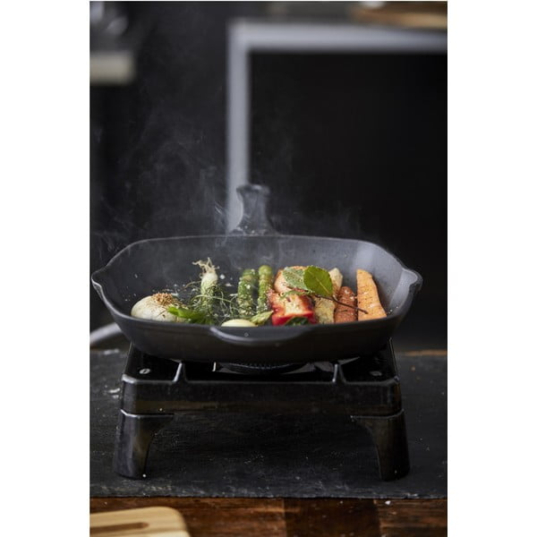 Żeliwna patelnia grillowa 28x28 cm – Holm-image-2