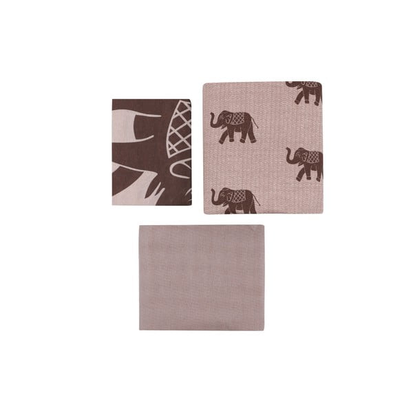 Narzuta dwuosobowa z 2 bawełnianymi poszewkami na poduszki i prześcieradłem Fil, 200x235 cm-image-4