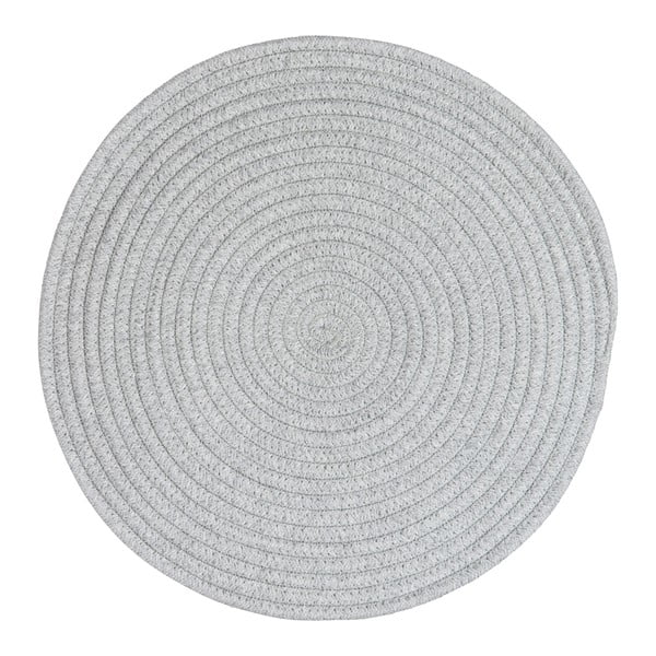 Podkładka Round Grey Cotton, 38 cm