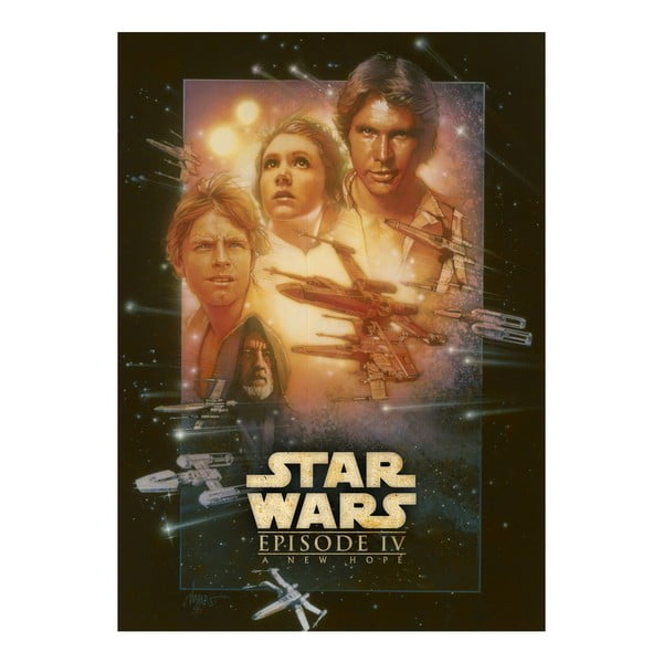 Plakat z blachy Star Wars - A New Hope