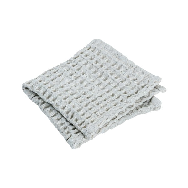 Zestaw 2 jasnoniebieskich bawełnianych ręczników Blomus Micro Chip, 30x30 cm