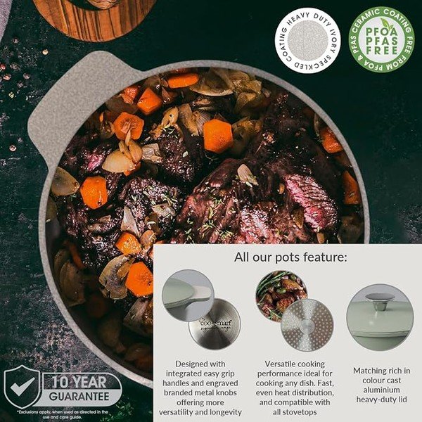 Garnek do pieczenia z pokrywką 6,5 l Signature Range – Cooksmart ®-image-2