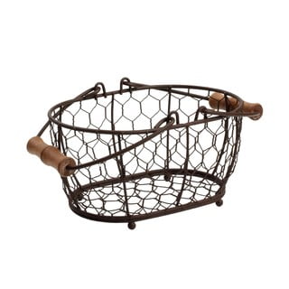 Koszyk metalowy T&G Woodware Provence, 20x14 cm