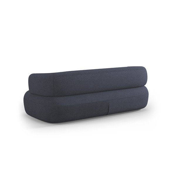 Ciemnoniebieska sofa z materiału bouclé 178 cm Jenny – Micadoni -image-3