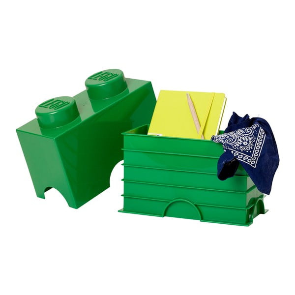 Zielony pojemnik podwójny LEGO®-image-2