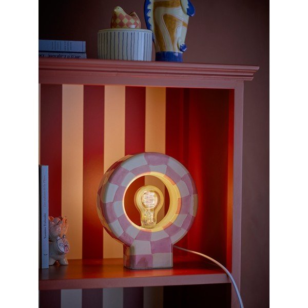 Różowa lampa stołowa (wysokość 23,5 cm) Vialini – Bloomingville-image-2