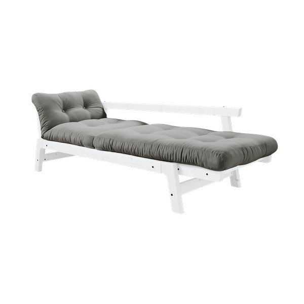 Sofa rozkładana Karup Design Step White/Grey-image-3