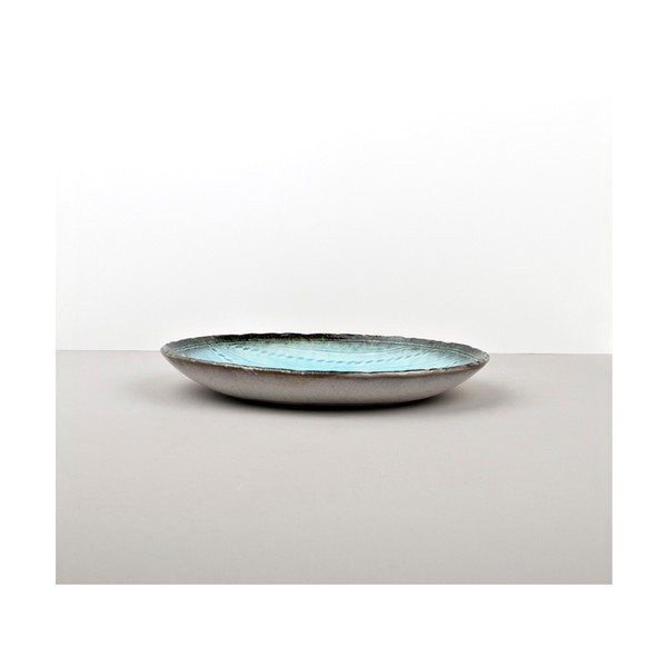 Niebieski owalny półmisek ceramiczny MIJ Sky, 24x20 cm-image-2