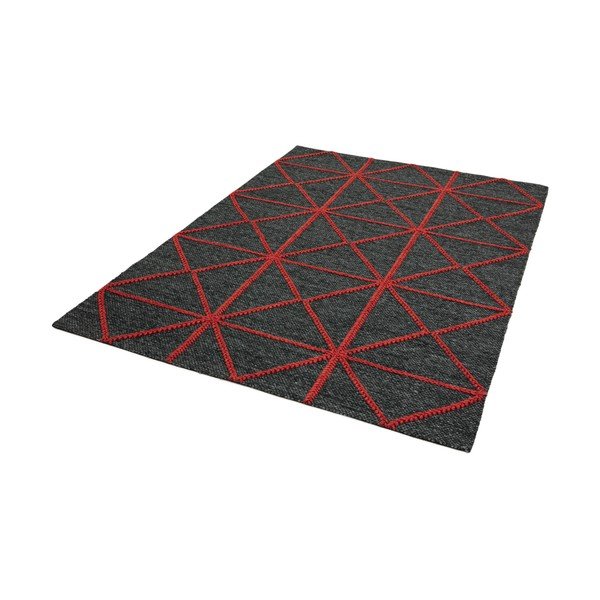 Czarno-czerwony dywan Asiatic Carpets Prism, 160x230 cm-image-2
