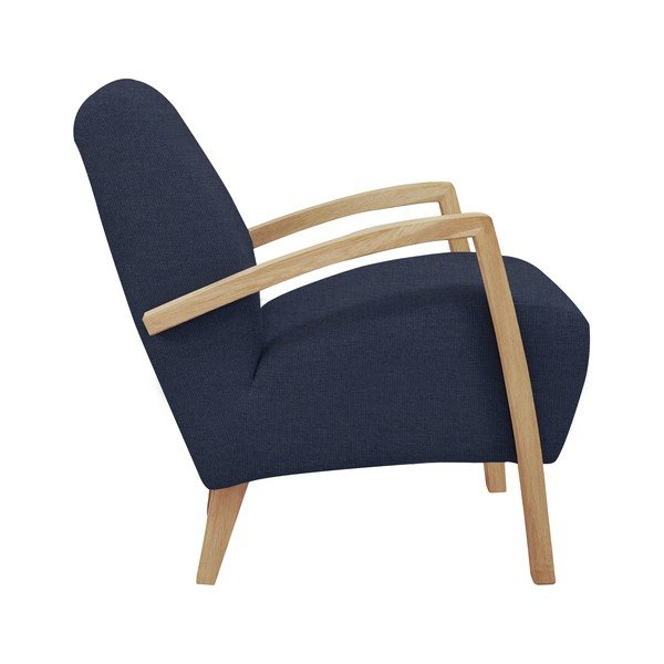 Ciemnoniebieski fotel Windsor & Co Sofas Luna-image-2