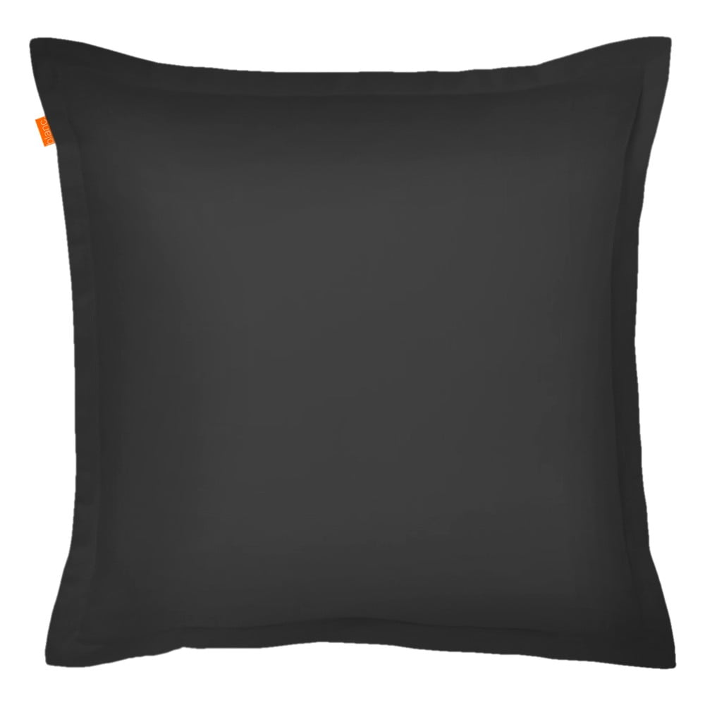 Czarna poszewka na poduszkę HF Living Basic, 60x60 cm