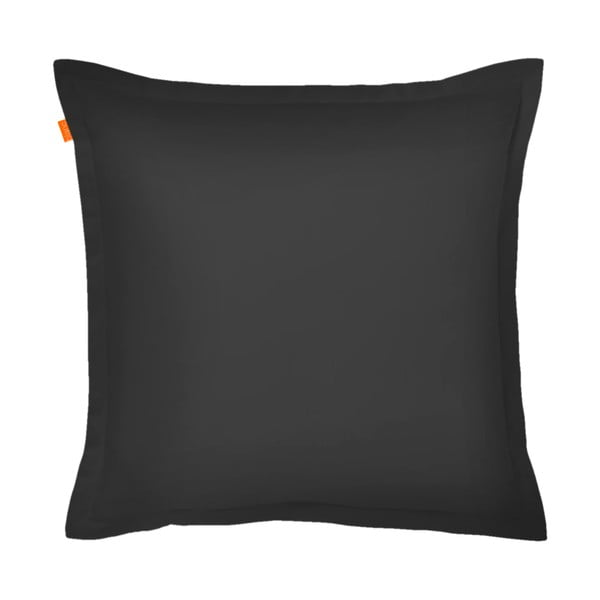 Czarna poszewka na poduszkę HF Living Basic, 60x60 cm