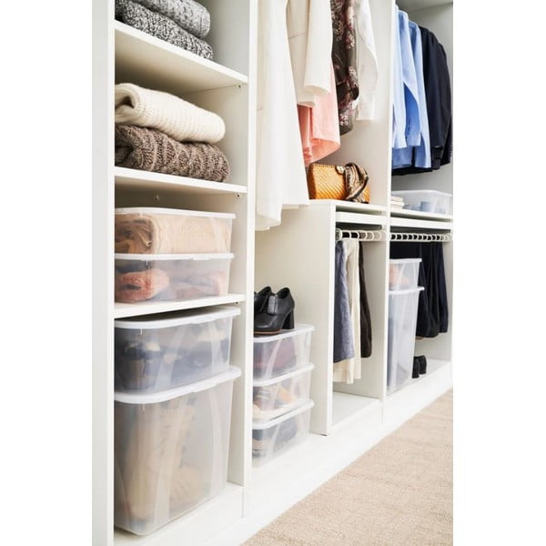 Plastikowy pojemnik do przechowywania z pokrywą 10 l Lona – Rotho-image-1