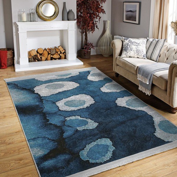 Niebieski dywan 120x180 cm – Mila Home-image-2