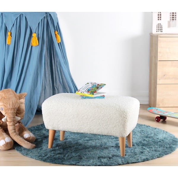 Biały puf dziecięcy Moouv – Artie-image-1