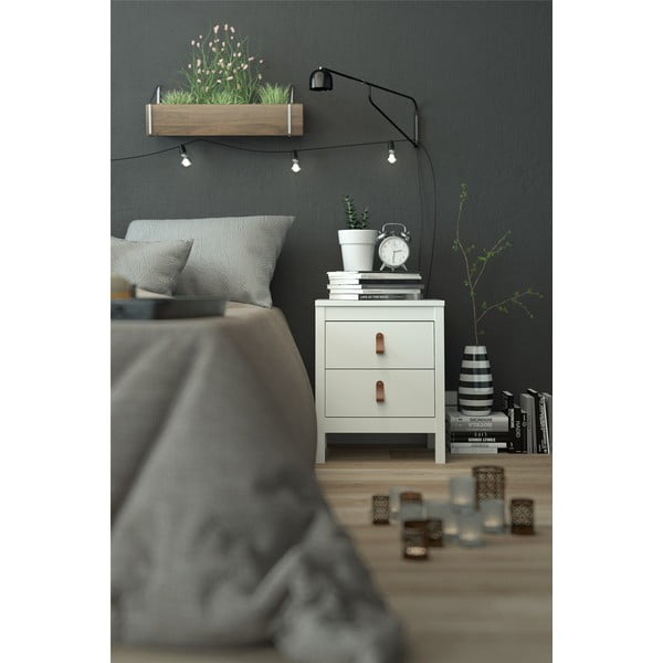 Biała szafka nocna Madrid – Tvilum-image-1