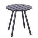 Szary stół ogrodowy Bonami Essentials Lounge, ø 51 cm